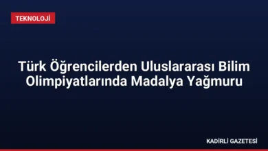 Türk Öğrencilerden Uluslararası Bilim Olimpiyatlarında Madalya Yağmuru