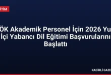 YÖK Akademik Personel İçin 2026 Yurt İçi Yabancı Dil Eğitimi Başvurularını Başlattı