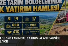 14 İlde 690 Tarımsal Yatırım Alanı Tahsise Açılıyor