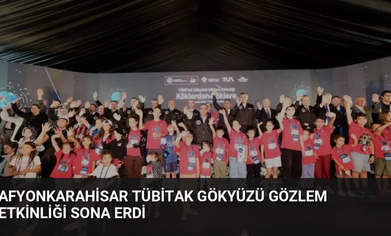 Afyonkarahisar TÜBİTAK Gökyüzü Gözlem Etkinliği Sona Erdi