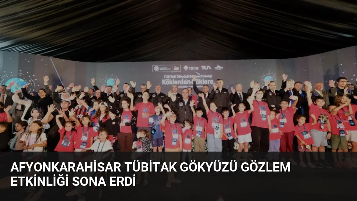 Afyonkarahisar TÜBİTAK Gökyüzü Gözlem Etkinliği Sona Erdi
