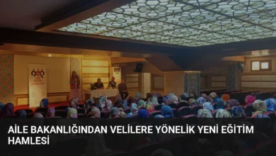 Aile Bakanlığından Velilere Yönelik Yeni Eğitim Hamlesi