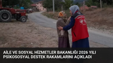 Aile ve Sosyal Hizmetler Bakanlığı 2026 Yılı Psikososyal Destek Rakamlarını Açıkladı