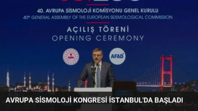 Avrupa Sismoloji Kongresi İstanbul'da Başladı