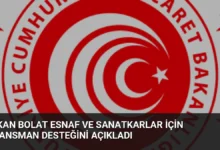 Bakan Bolat Esnaf ve Sanatkarlar İçin Finansman Desteğini Açıkladı