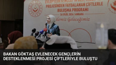 Bakan Göktaş Evlenecek Gençlerin Desteklenmesi Projesi çiftleriyle buluştu