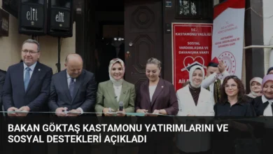 Bakan Göktaş Kastamonu Yatırımlarını ve Sosyal Destekleri Açıkladı