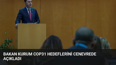 Bakan Kurum COP31 Hedeflerini Cenevrede Açıkladı