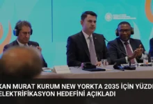 Bakan Murat Kurum New Yorkta 2035 için yüzde 35 elektrifikasyon hedefini açıkladı