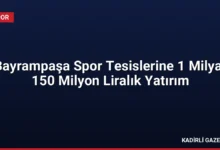Bayrampaşa Spor Tesislerine 1 Milyar 150 Milyon Liralık Yatırım