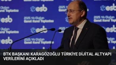 BTK Başkanı Karagözoğlu Türkiye Dijital Altyapı Verilerini Açıkladı