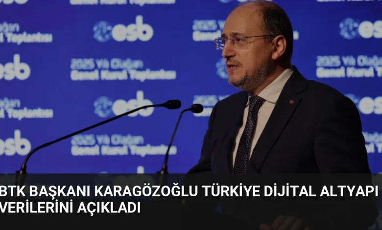 BTK Başkanı Karagözoğlu Türkiye Dijital Altyapı Verilerini Açıkladı