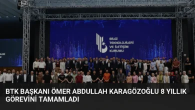 BTK Başkanı Ömer Abdullah Karagözoğlu 8 Yıllık Görevini Tamamladı