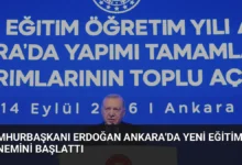 Cumhurbaşkanı Erdoğan Ankara'da Yeni Eğitim Dönemini Başlattı