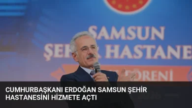 Cumhurbaşkanı Erdoğan Samsun Şehir Hastanesini Hizmete Açtı