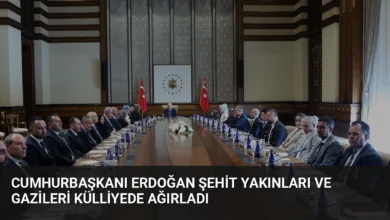 Cumhurbaşkanı Erdoğan Şehit Yakınları ve Gazileri Külliyede Ağırladı