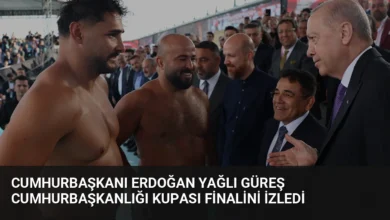 Cumhurbaşkanı Erdoğan Yağlı Güreş Cumhurbaşkanlığı Kupası Finalini İzledi
