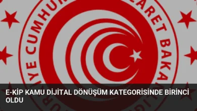 E-KİP Kamu Dijital Dönüşüm Kategorisinde Birinci Oldu