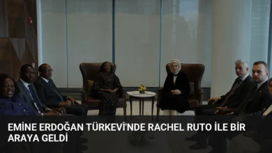 Emine Erdoğan Türkevi'nde Rachel Ruto ile bir araya geldi