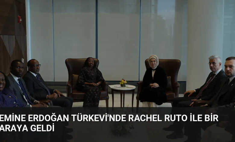 Emine Erdoğan Türkevi'nde Rachel Ruto ile bir araya geldi