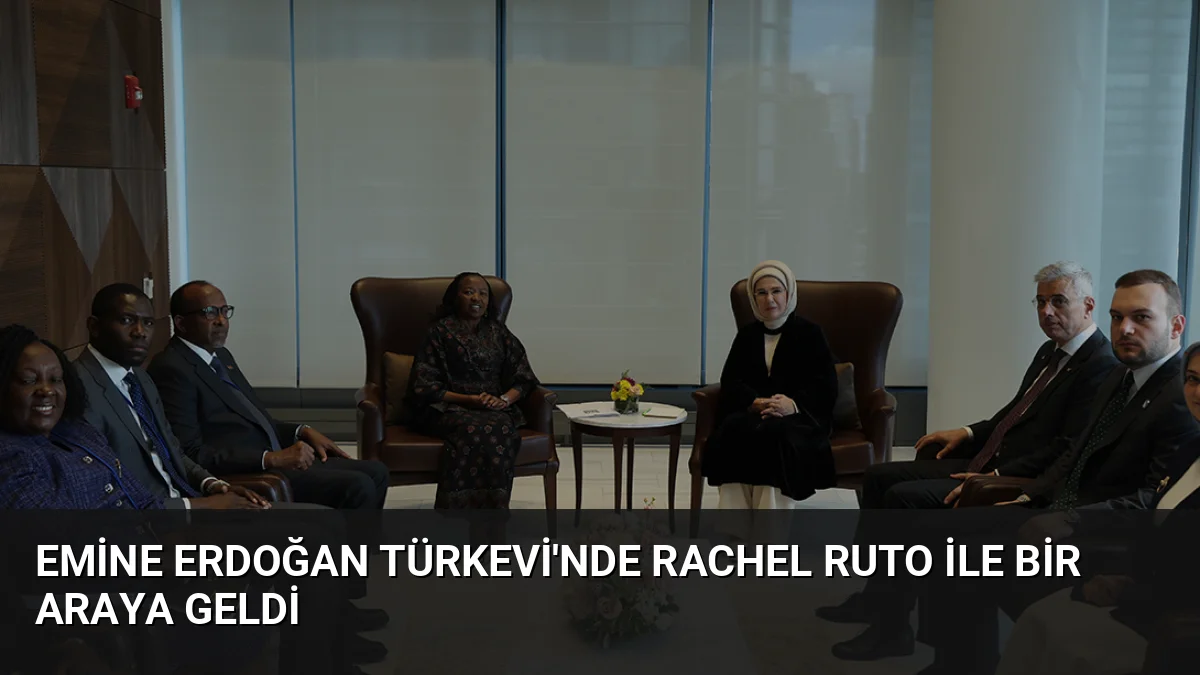 Emine Erdoğan Türkevi'nde Rachel Ruto ile bir araya geldi