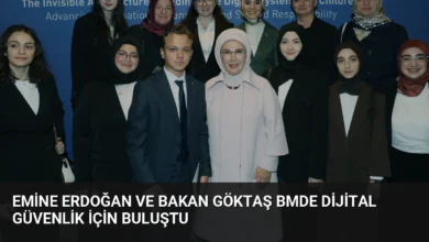 Emine Erdoğan ve Bakan Göktaş BMde Dijital Güvenlik İçin Buluştu