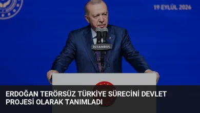 Erdoğan Terörsüz Türkiye sürecini devlet projesi olarak tanımladı
