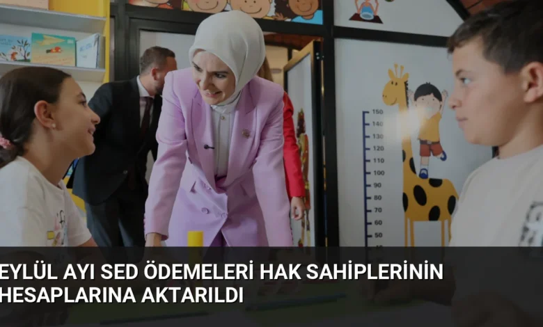 Eylül ayı SED ödemeleri hak sahiplerinin hesaplarına aktarıldı