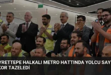 Gayrettepe Halkalı Metro Hattında Yolcu Sayısı Rekor Tazeledi