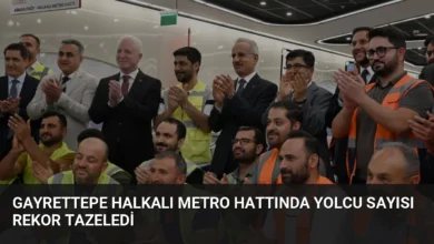Gayrettepe Halkalı Metro Hattında Yolcu Sayısı Rekor Tazeledi