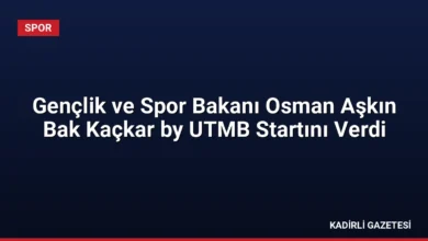 Gençlik ve Spor Bakanı Osman Aşkın Bak Kaçkar by UTMB Startını Verdi