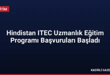Hindistan ITEC Uzmanlık Eğitim Programı Başvuruları Başladı