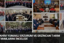 İbrahim Yumaklı Erzurum ve Erzincan Tarım Yatırımlarını İnceledi