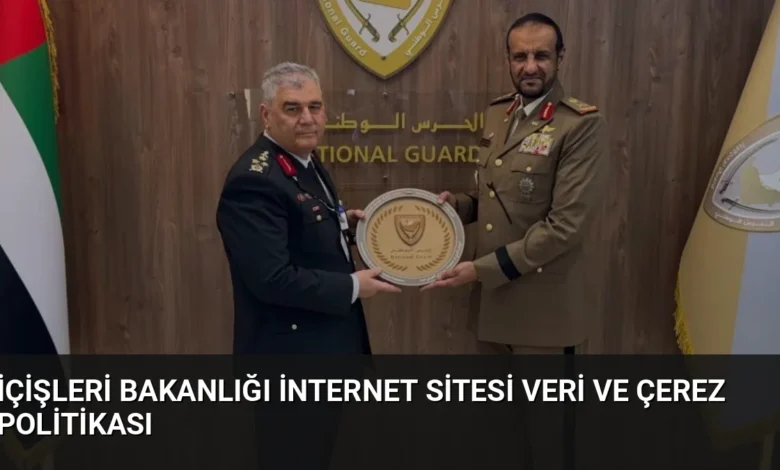 İçişleri Bakanlığı İnternet Sitesi Veri ve Çerez Politikası