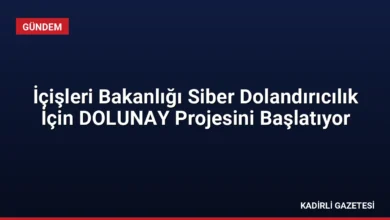 İçişleri Bakanlığı Siber Dolandırıcılık İçin DOLUNAY Projesini Başlatıyor