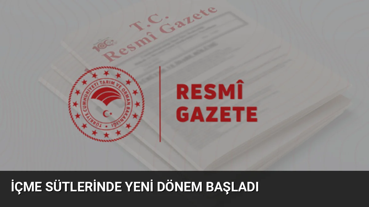 İçme Sütlerinde Yeni Dönem Başladı