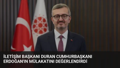 İletişim Başkanı Duran Cumhurbaşkanı Erdoğan'ın Mülakatını Değerlendirdi