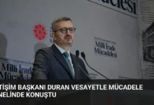 İletişim Başkanı Duran Vesayetle Mücadele Panelinde Konuştu