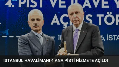 İstanbul Havalimanı 4 Ana Pisti Hizmete Açıldı
