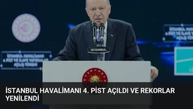 İstanbul Havalimanı 4. Pist Açıldı ve Rekorlar Yenilendi
