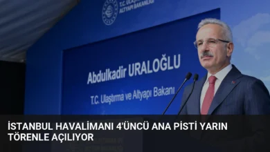 İstanbul Havalimanı 4'üncü Ana Pisti Yarın Törenle Açılıyor
