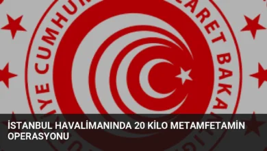 İstanbul Havalimanında 20 Kilo Metamfetamin Operasyonu