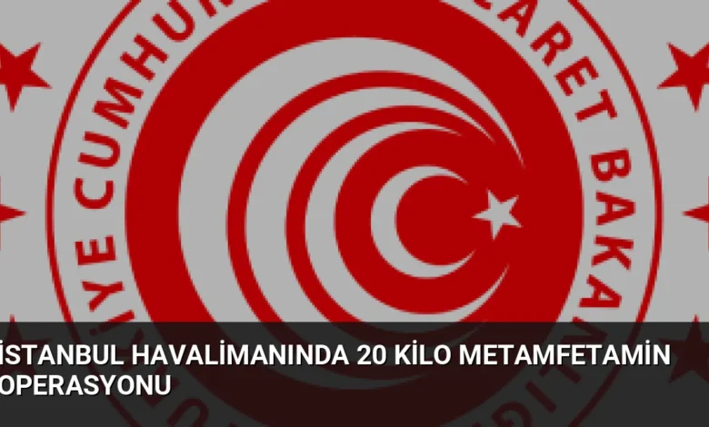 İstanbul Havalimanında 20 Kilo Metamfetamin Operasyonu