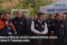 Kırıkkale Bölge Düzeyi Endüstriyel Kaza Tatbikatı Tamamlandı