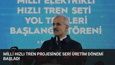 Milli Hızlı Tren Projesinde Seri Üretim Dönemi Başladı