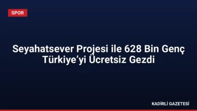 Seyahatsever Projesi ile 628 Bin Genç Türkiye’yi Ücretsiz Gezdi