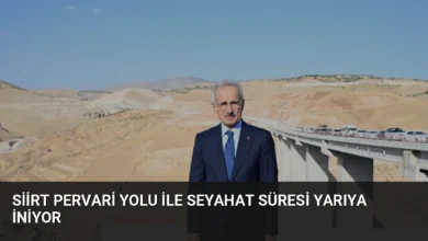 Siirt Pervari Yolu ile Seyahat Süresi Yarıya İniyor
