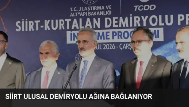 Siirt Ulusal Demiryolu Ağına Bağlanıyor