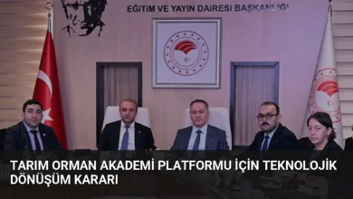 Tarım Orman Akademi platformu için teknolojik dönüşüm kararı