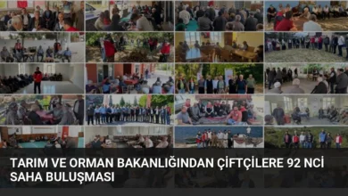 Tarım ve Orman Bakanlığından Çiftçilere 92 nci Saha Buluşması